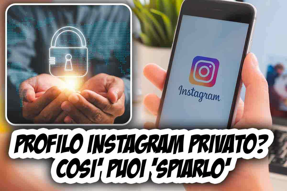 Instagram profilo chiuso