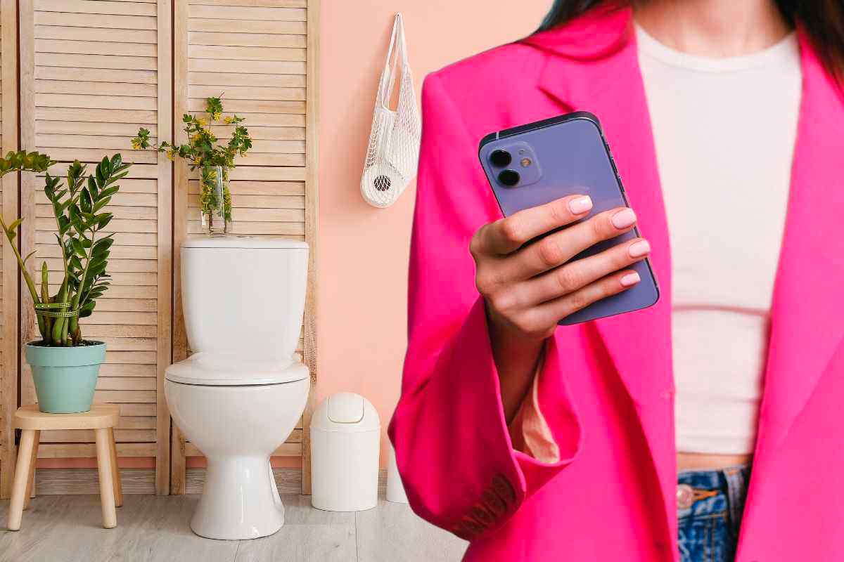 Usare telefono bagno: errore evitare