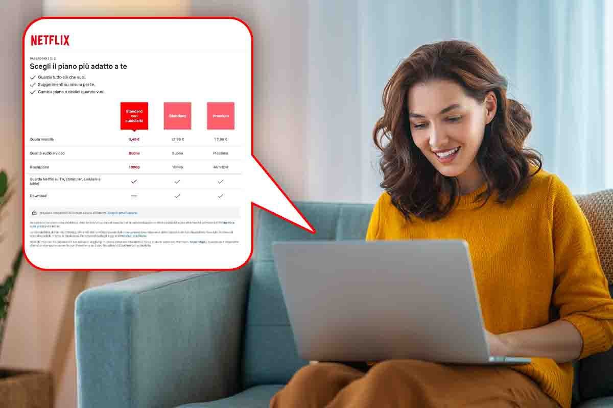 Netflix cambiare tariffa