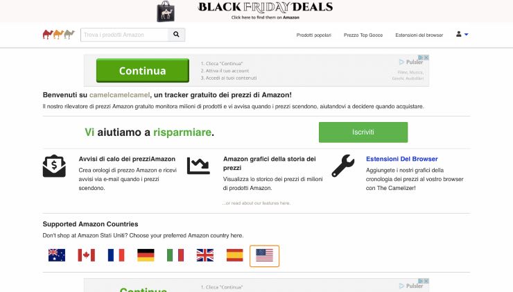 Tutti i segreti del tool per risparmiare Camelcamelcamel.com