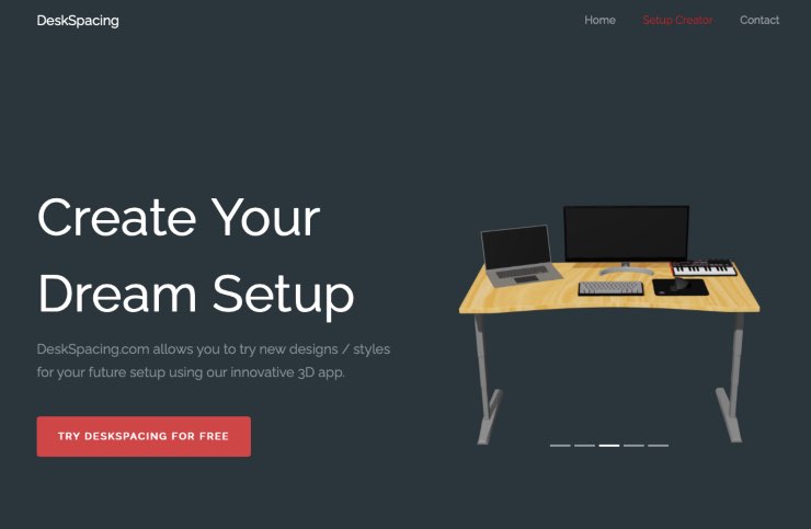 Cosa sapere su DeskSpacing per la creazione del vostro setup