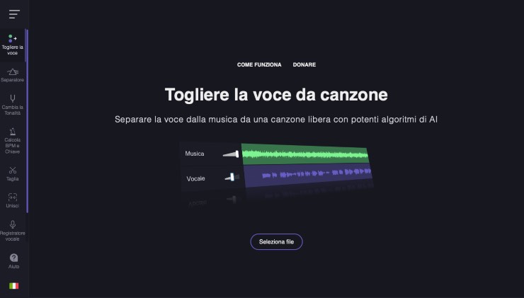 Cos'è e come funziona Voiceremover.org