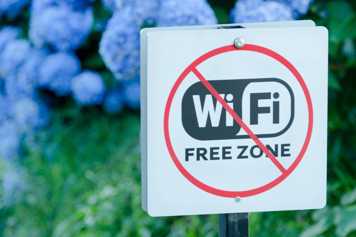 smettere connessi nelle no wi-fi zone